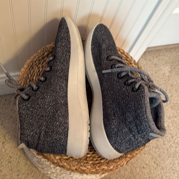 Allbirds Men's Black Wool High Top Sneakers - Size 12 - Excellent Condition - Picture 5 of 11